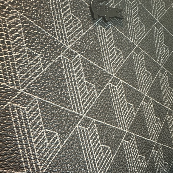 LACOSTE | the blend monogram print canvas travel bag - Picture 4 of 9